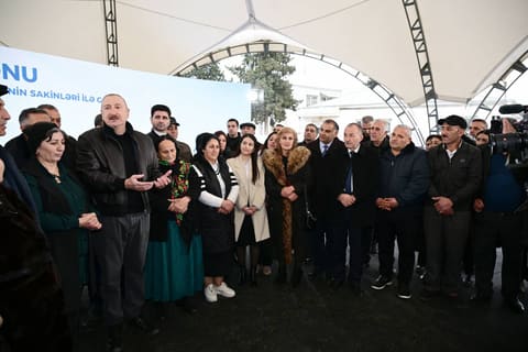 Prezident Ağdərənin Aşağı Oratağ, Çıldıran, Heyvalı və Çapar kəndlərinin sakinləri ilə görüşüb - YENİLƏNİB