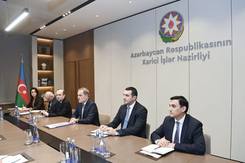 Ceyhun Bayramov Maqdalena Qronon ilə görüşüb