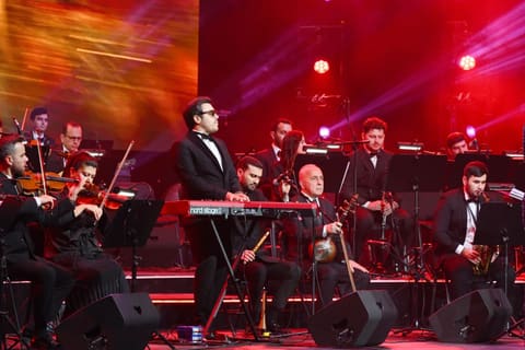 Heydər Əliyev Sarayında Rəşid Behbudovun yubiley təntənəsi keçirilib