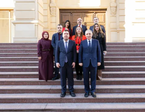 Baş prokuror İstanbul Baş prokurorunun müavini ilə əməkdaşlıq məsələlərini müzakirə edib