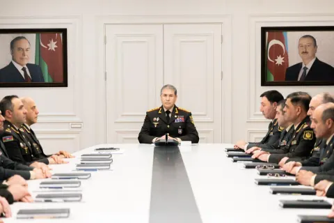 DİN-də Daxili Qoşunların 2025-ci ildə fəaliyyətinə dair müşavirə keçirilib - FOTOLAR