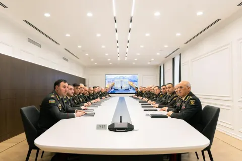 DİN-də Daxili Qoşunların 2025-ci ildə fəaliyyətinə dair müşavirə keçirilib - FOTOLAR