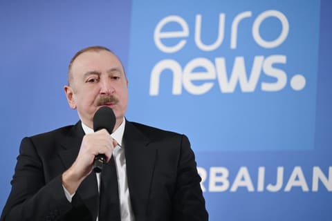 İlham Əliyevin "Euronews" televiziyasına müsahibəsi - TAM MƏTN