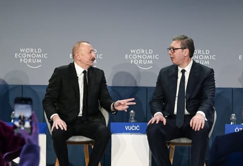 Prezident İlham Əliyev Davosda “Avrasiyanın iqtisadi özünəməxsusluğunun müəyyənləşdirilməsi” mövzusunda panel iclasında iştirak edib - YENİLƏNİB