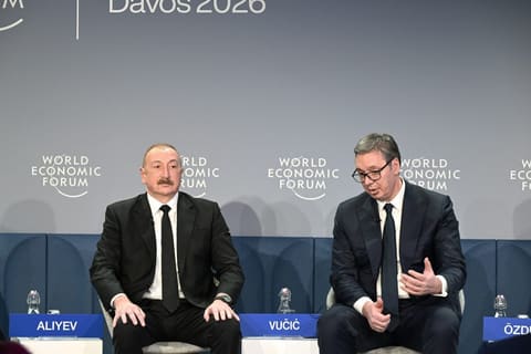 Prezident İlham Əliyev Davosda “Avrasiyanın iqtisadi özünəməxsusluğunun müəyyənləşdirilməsi” mövzusunda panel iclasında iştirak edib - YENİLƏNİB