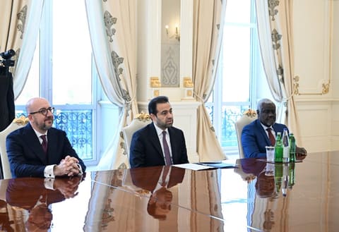 İlham Əliyev “Zayed İnsan Qardaşlığı Mükafatı” ilə bağlı nümayəndə heyətini qəbul edib
