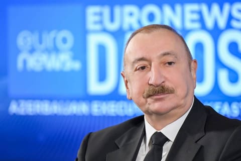 İlham Əliyev Davosda “Azərbaycan rəhbərliyi ilə səhər yeməyi” adlı tədbirdə iştirak edib