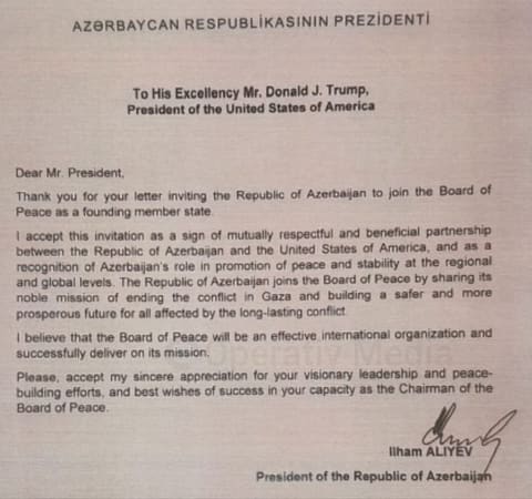 Azərbaycan və ABŞ Prezidentləri bir-birilərinə məktub ünvanlayıblar - FOTO