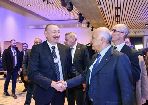 İlham Əliyev Ümumdünya İqtisadi Forumu çərçivəsində panel iclasda iştirak edib