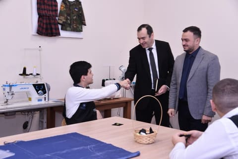 Bakı şəhəri 11 nömrəli xüsusi ümumtəhsil məktəbində peşə təmayüllü sinif təşkil edilib