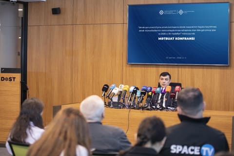 Dövlət Əmək Müfəttişliyi Xidməti mətbuat konfransı keçirib