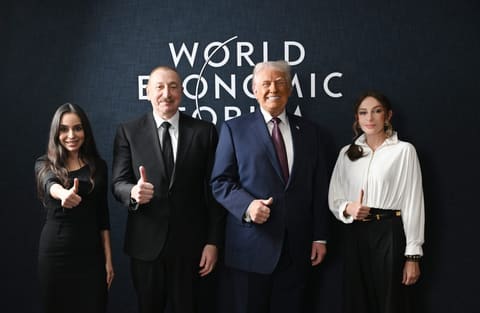 İlham Əliyevlə Donald Tramp arasında görüş keçirilib - YENİLƏNİB 2