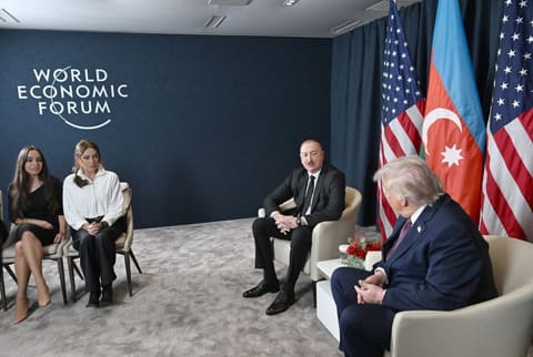 İlham Əliyevlə Donald Tramp arasında görüş keçirilib - YENİLƏNİB 2