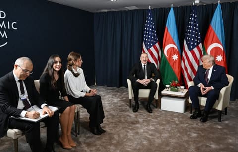 İlham Əliyevlə Donald Tramp arasında görüş keçirilib - YENİLƏNİB 2