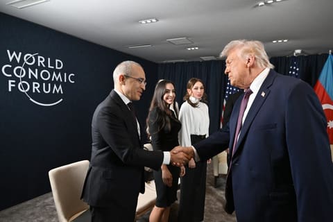 İlham Əliyevlə Donald Tramp arasında görüş keçirilib - YENİLƏNİB 2