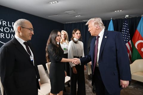 İlham Əliyevlə Donald Tramp arasında görüş keçirilib - YENİLƏNİB 2