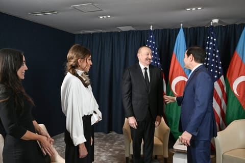 İlham Əliyevlə Donald Tramp arasında görüş keçirilib - YENİLƏNİB 2