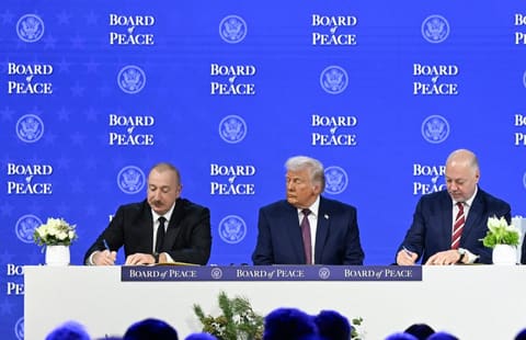 İlham Əliyev Azərbaycanın Sülh Şurasına təsisçi üzv dövlət qismində qoşulması barədə sənədi imzalayıb