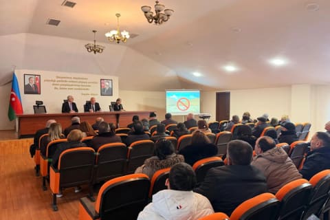 Azad edilən ərazilərə qayıdan sakinlər mina təhlükəsi ilə bağlı maarifləndirilib