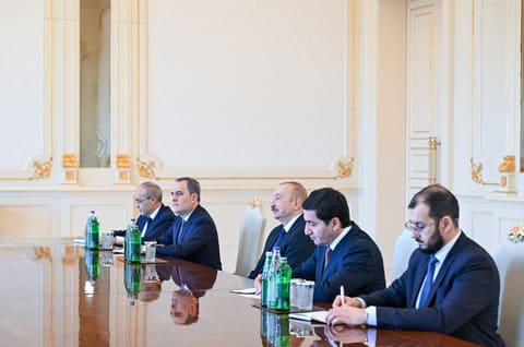  İlham Əliyev İsrail Dövlətinin xarici işlər nazirini qəbul edib