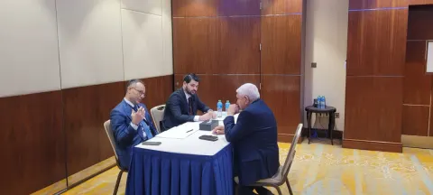 Ramil Həsən AbdelRahim Almaaia ilə görüşüb - FOTOLAR