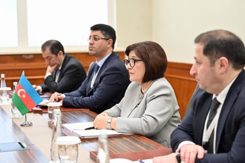 Sahibə Qafarova Aralıq Dənizi Parlament Assambleyasının sədri ilə görüşüb