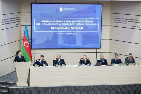 Baş Prokurorluqda Geniş Kollegiya iclası keçirilib