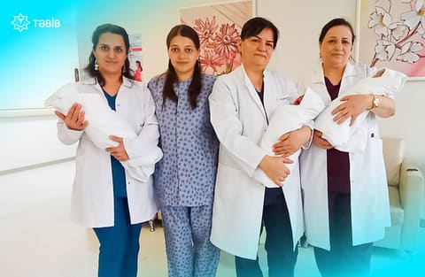  Masallı Rayon Mərkəzi Xəstəxanasında üçəm dünyaya gəlib