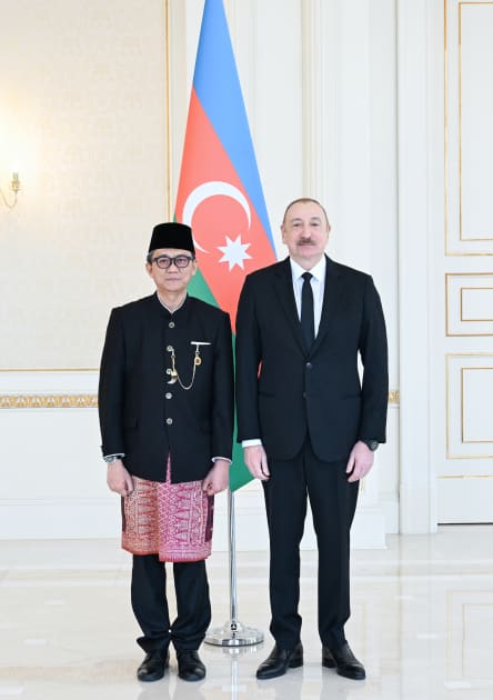 İndoneziyanın yeni səfiri etimadnaməsini Azərbaycan Prezidentinə təqdim edib - YENİLƏNİB