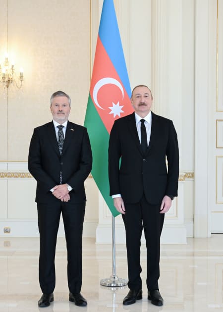 Prezident Norveçin yeni səfirinin etimadnaməsini qəbul edib - YENİLƏNİB