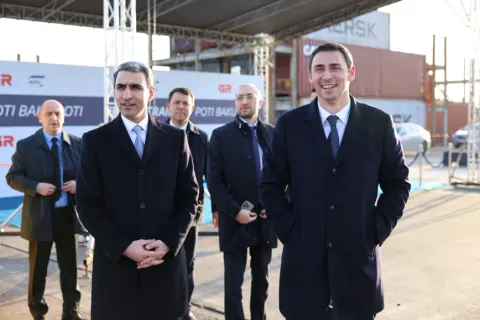 Poti–Bakı ekspres blok-qatarının yola salınması mərasimi keçirilib