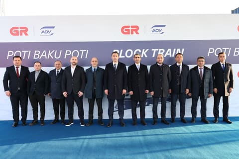 Poti–Bakı ekspres blok-qatarının yola salınması mərasimi keçirilib