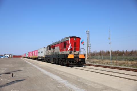 Poti–Bakı ekspres blok-qatarının yola salınması mərasimi keçirilib