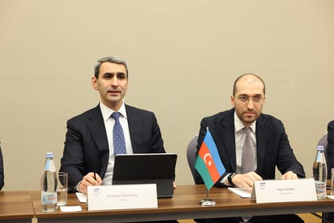 ADY sədri gürcüstanlı həmkarı ilə görüşüb