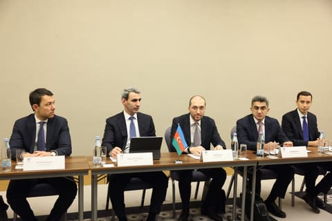 ADY sədri gürcüstanlı həmkarı ilə görüşüb