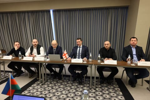 ADY sədri gürcüstanlı həmkarı ilə görüşüb