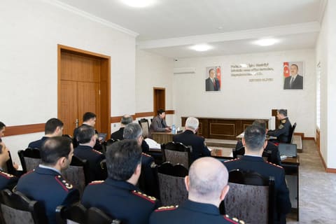 Vilayət Eyvazov Qəbələdə növbəti sıra baxışı keçirib