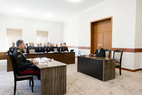 Vilayət Eyvazov Qəbələdə növbəti sıra baxışı keçirib