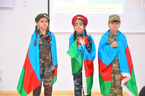  Sabirabadın Qalağayın kəndində yeni məktəb istifadəyə verilib - FOTOLAR