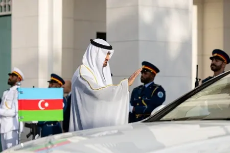 Prezident İlham Əliyevin Əbu-Dabidə Birləşmiş Ərəb Əmirliklərinin Prezidenti ilə görüşü olub