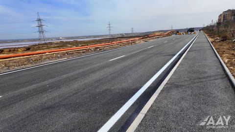 Masazırda 2 km uzunluğunda avtomobil yolunun təmiri yekunlaşmaq üzrədir