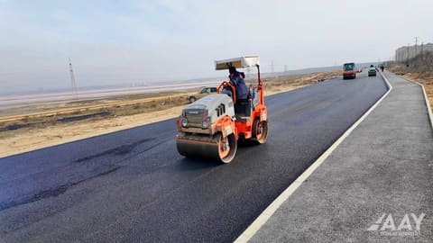 Masazırda 2 km uzunluğunda avtomobil yolunun təmiri yekunlaşmaq üzrədir