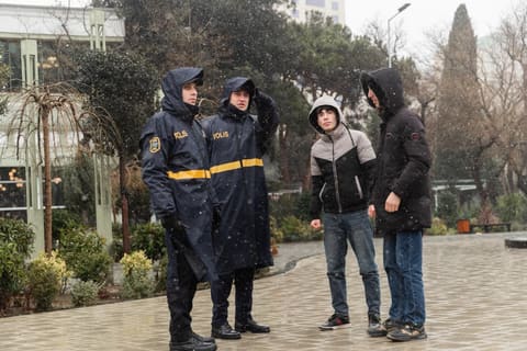 Polis hava şəraiti ilə əlaqədar gücləndirilmiş iş rejimində xidmət aparır - FOTO