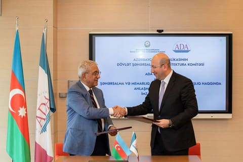 Dövlət Şəhərsalma və Arxitektura Komitəsi ilə ADA Universiteti arasında əməkdaşlığa dair Anlaşma Memorandumu imzalanıb