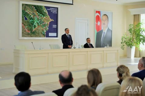 Vüsal Nəsirli AAYDA-nın kollektivinə təqdim edilib