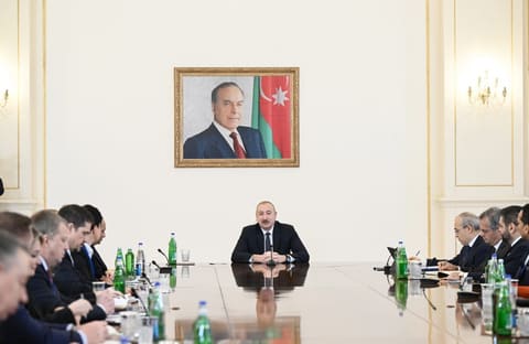 İlham Əliyev ABŞ Ticarət Palatasının nümayəndə heyətini qəbul edib - YENİLƏNİB