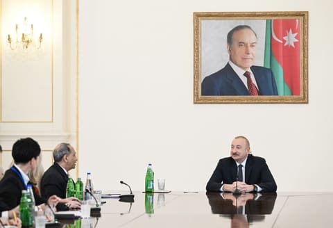 İlham Əliyev ABŞ Ticarət Palatasının nümayəndə heyətini qəbul edib - YENİLƏNİB
