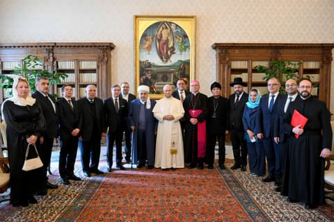 QMİ sədri Roma Papası ilə görüşüb