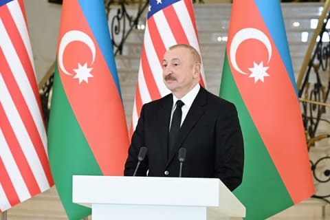 Azərbaycan Prezidenti və ABŞ-ın Vitse-prezidenti mətbuata bəyanatlarla çıxış ediblər - YENİLƏNİB 2