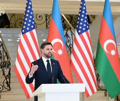 Azərbaycan Prezidenti və ABŞ-ın Vitse-prezidenti mətbuata bəyanatlarla çıxış ediblər - YENİLƏNİB 2